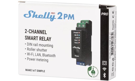 Shelly WLAN-Schaltaktor Shelly Pro 2